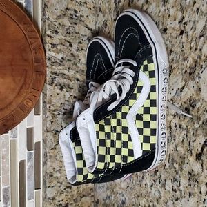 VANS Sk8-Hi Reissue BMX Black Sharp Green Mens 8 Womens 9.5